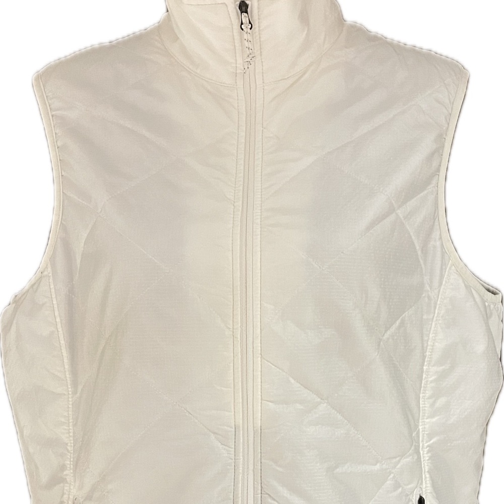 L.L. Bean Cream Quilted Vest